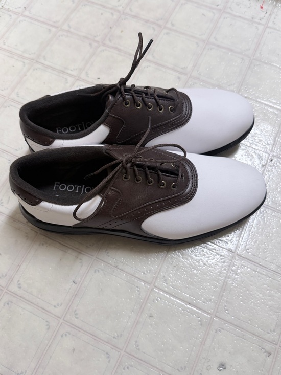 FootJoy Brown and White Classic Golf Oxfords